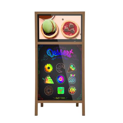 China Advertising Restaurant Indoor Writing Board RGB 21.5 Inch Advertising Digital Signage for sale