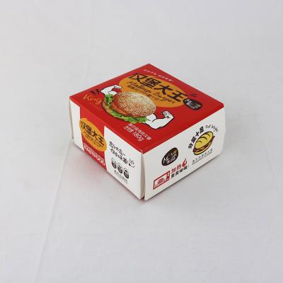 China Recycled Disposable Materials Food Packaging Biodegradable Fast Paper Box for sale