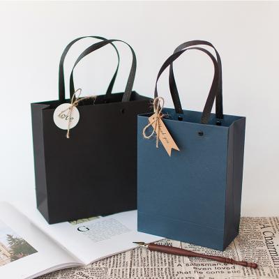 China Korean version of reused gift bag materials gift bag simple gift box paper bag small fresh birthday gift box for sale