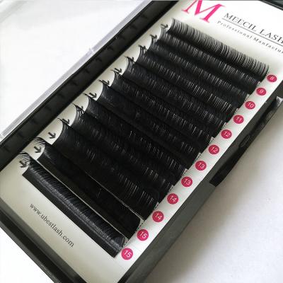 China Long Eyelash Extension Natural Korea PBT Wholesale Individual Private Label Customize Classic Eyelash No MOQ for sale