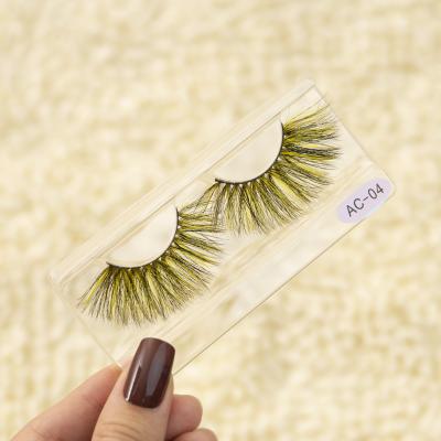 China 3D Handmade Colorful Reusable Soft Mink Faux Fur Meecil Lashes Luxury Lashes Wholesale To Create Your Own Cashmere Strip Lash Mix for sale