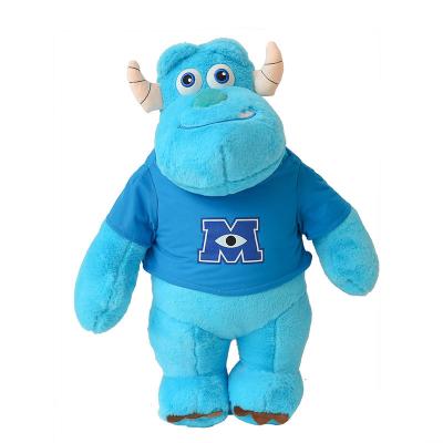 China Plush Fast-selling blue-haired monster Sullivan plush doll monster university big-eyed plush toy sleep pillow holiday gift for sale