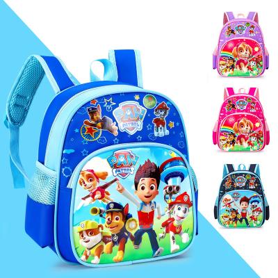 China Waterproof Children's cute cartoon light ridge protection anime backpack 3-5 years old boys and girls nylon bag for sale