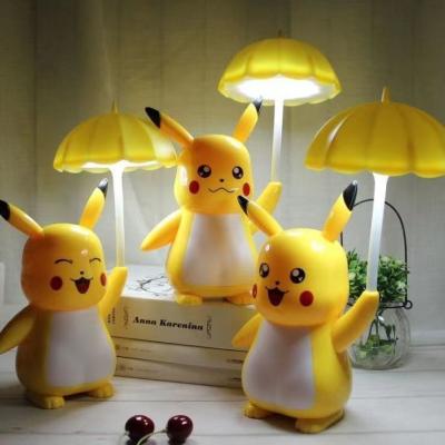 China Contemporary Popular creative cartoon USB desk lamp foldable and bendable 3-speed dimming charging night light learning reading light for sale