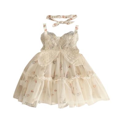 China 1Pcs Breathable Private Label RTS Summer Newborn Infant Toddler Clothes Floral Tulle Babies Skirt for sale