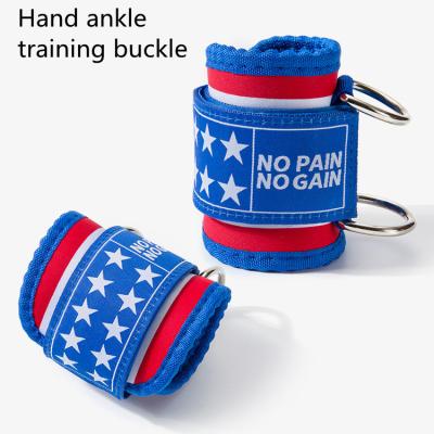 China Wear Resistant Cable Equipment Attachments Not Only For Ankle Leg Strength Training For Leg And Hand Loop Cable Tools Ankle Straps Wraps for sale