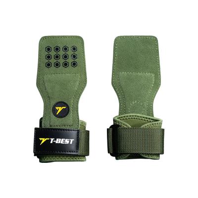 China Sport Users Weightlifting Grips for Max Weight and Reps Non-Slip Weightlifting Straps for sale