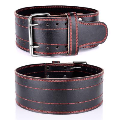 China Hot Adult Fitness Protector Gym Leather Cross Fit FitnessTraining Belt Weightlifting Belt for sale