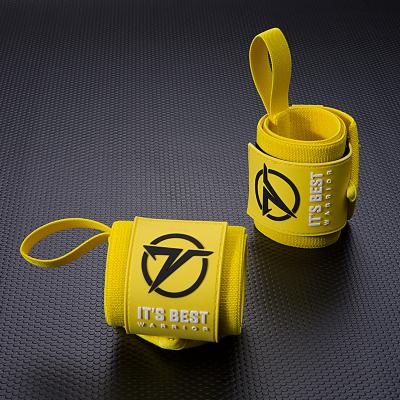 China Custom Logo Cross Wear Resistant Cotton Shaping Powerlifting Weightlifting Gym Wrist Wraps Fitness Straps for sale