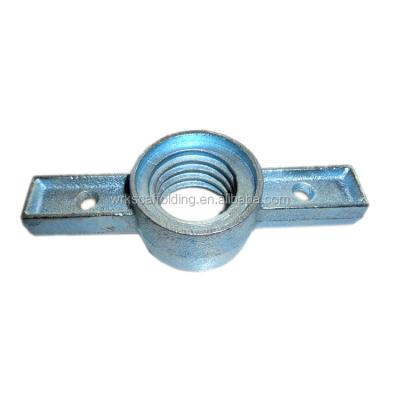 China JN010 Building Construction Malleable Iron Scaffold Base Jack Nut Screw For Construction for sale