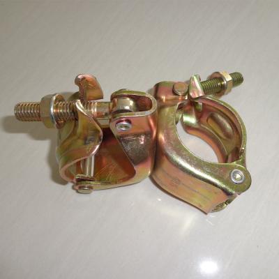 China Pressed Scaffolding Swivel Swivel Clamp Coupler Double Load Capacity (48.3*48.3mm) JIS Type Double Scaffold Swivel Clamp Coupler Load Capacity for sale