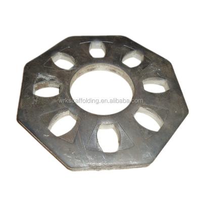 China Building Construction Scaffold Rosette Octagonal / Eight Holes Ring For Ringlock Scaffolding for sale