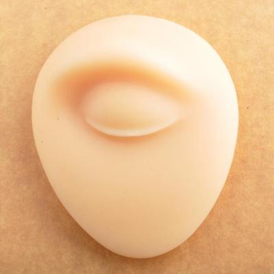 China Cute High Quality Silicone Artificial Eyebrow Silicone Body Display Model For Piercing Jewelry Supply for sale