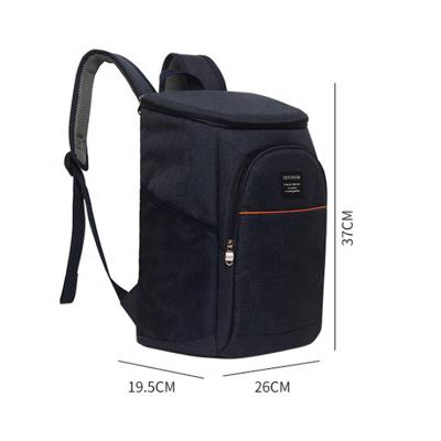 China 20L 600D Large Insulated Cooler Bags Ice Pack Cool Cool Carrier Picnic Lunch Bag Backpack Thermo Box Insulated Shoulder Bags for sale