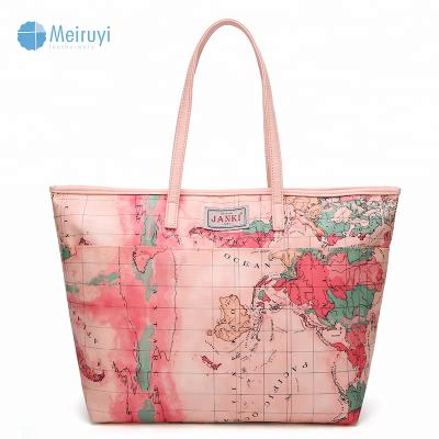 China 2018 Vintage African Women Tote Bag Low MOQ Fashion Lady Shoulder Bags Elegance Wholesale Fashionable Print High Quality Custom Handbag for sale