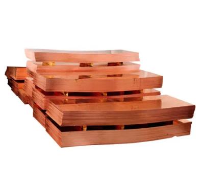 China Wholesale Price T2 c1100 Square Bar Industrial Red Copper Block Medium Thick Pure Copper Plate for sale