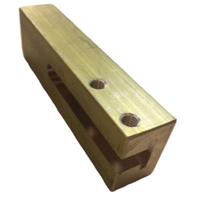 China Industrial Custom Machined Brass Block Square Bar Brass Flat Bar for sale