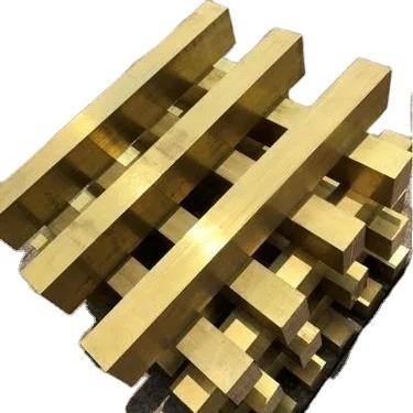 China H62 H65 Square Bar Industrial Custom High Quality Brass Brass Block for sale