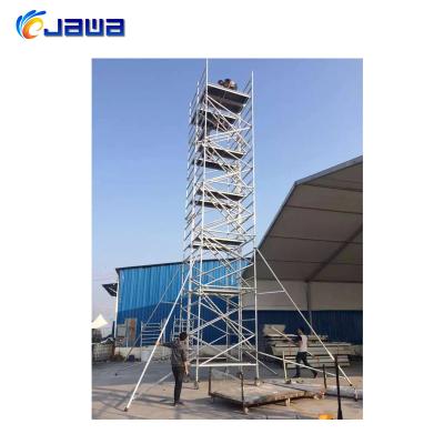 China Lightweight 75*250cm OEM Aluminum Scaffolding Frames / Portable Scafolding / Adjustable Working for sale