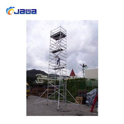 China Hot Sale High Quality Lightweight Ladders Scaffolding Frame For Construction 6 /10 Meter Aluminum Scaffolding Tower for sale