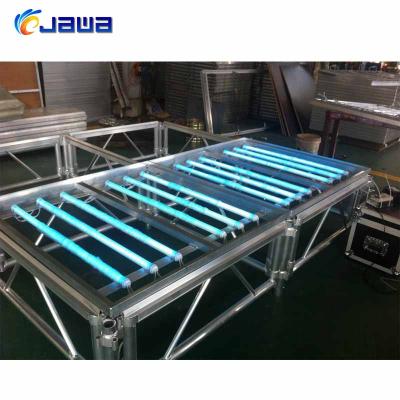 China 2018 Outdoor Exihibition Acrylic Wedding Stage / Acrylic Platform Stage for sale