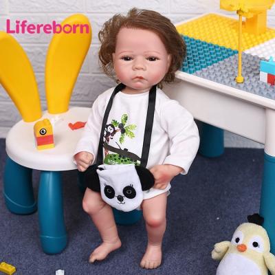 China Fashionable Vinyl 47cm Lifelike Newborn Baby Cartoon Toy Lifereborn silicone doll accessories for kids gifts for sale