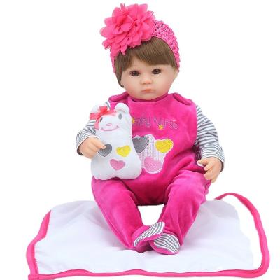 China Cheap Lifereborn 42cm Small Soft Vinyl Reborn Dolls, Realistic Alive Little Girl Dolls Silicone Hot Selling Christmas Gifts for sale