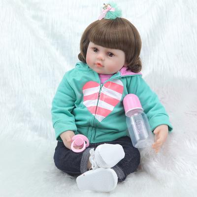 China Hot Sale 58cm Fashion Realistic Cartoon Toy Lifereborn Baby - Reborn Doll Silicone Princess Doll Birthday Doll Kit Main Toy Gifts for sale