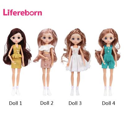 China Cartoon Toy Lifereborn Mini Dolls Fashion Dress Up Princess Baby Children Collection Toys Loli Dolls Girls Gift for sale