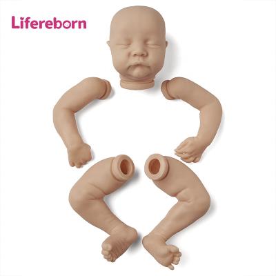 China Changeable Lifereborn 17 Inch Newborn Reborn Baby Clothes - Unpainted Unfinished Doll Vinyl Parts Mask Doll Kits for sale