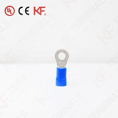 China KISE brand factory price copper vinyl insulated 8 gauge wire ring terminal for sale