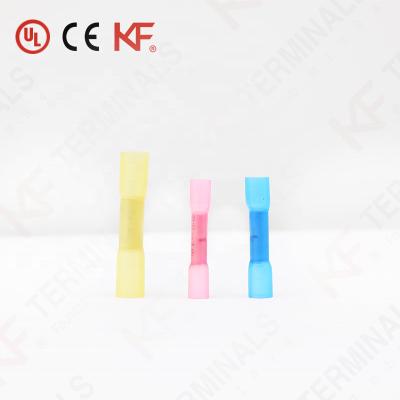 China Copper Waterproof Insulation Heat Shrink Wire Splice Crimp Butt Terminal Connectors for sale