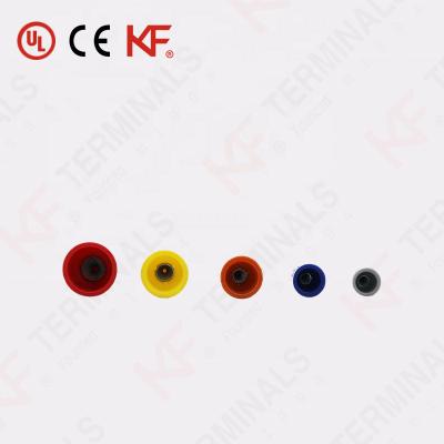 China KF Steel Electrical Closed Nut Screw On Wire Connectors Terminals Caps With Spring Insert for sale