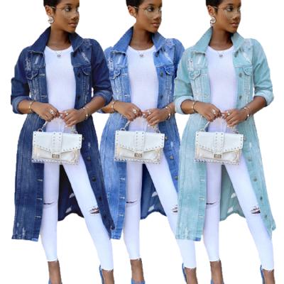 China Breathable Casual Women Jean Jackets Jeans For Ladies Jeans Jacket Mid Sleeve High Quality Calf Length Long Pants Waist Softener for sale