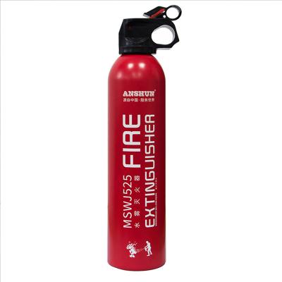 China 525ML Portable Aluminum Water Mist Fire Extinguisher For Car for sale