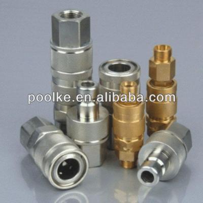 China Chromate-plating Steel German Style Znic Hydraulic Quick Coupling KIS LP for sale