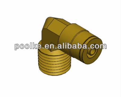 China Copper DOT Fittings Embedding Fitting DOT Series Air Brake Elbow Fittings HL for sale