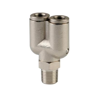 China Retail 14mm Brass Metal Fittings Prussre Y High Air Boost Fittings for sale