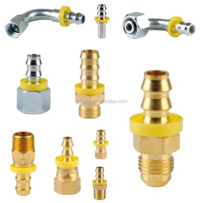 China Push_lok copper fittings, hydraulic fittings, pneumatic fittings for sale