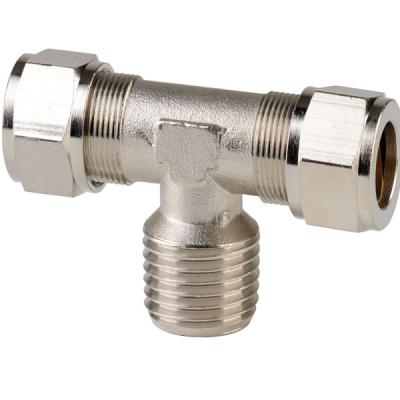 China CPT Copper Compression Copper Plumbing Pipe Fittings for sale