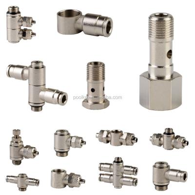 China Pneumatic Plating Brass Nickel Banjo Fittings for sale