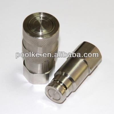 China ISO 16028 Steel Flush Faced Hydraulic Quick Connect Coupling for sale