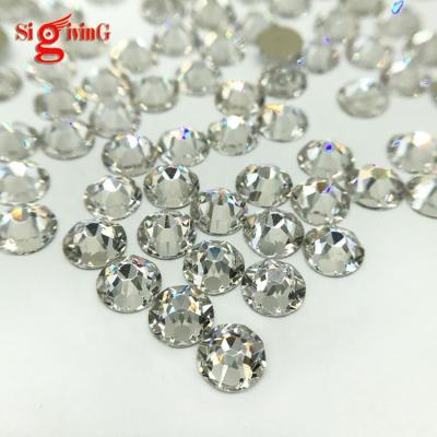 China 16 facets 8+8 flat back not hot fix ss16 new cut rhinestone 16 facts crystal clear for sale