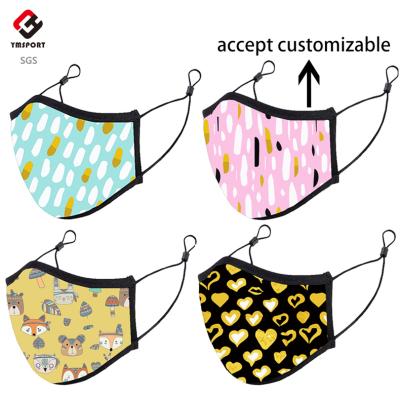 China Anti-dust Anti-odor Anti-dust Anti-odor Customized professional reusable sublimation printing masksblank sublimation facemask for sale