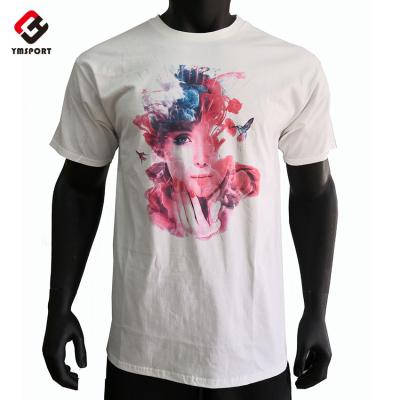 China Anti Shrink Anti Shrink OEM Customized Wholesale High Quality Men's T-Shirt 100% Pure Cotton Men Round Custom Logo Printing T-shirt Printing T-SH neck for sale