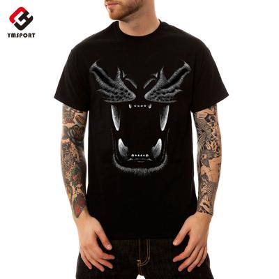 China Cheap Wholesale Anti-Shrink T-shirt Men's Loose Black Couples Couples T-shirt Sublimation T-shirt for sale