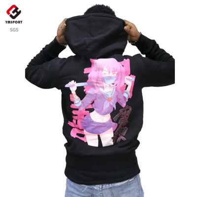 China 100% China manufacture high quality custom made hoodie men's clothing anti-pilling embroidery streetwear anti-pilling cotton fleece men for sale