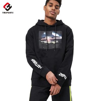 China Fashion 3D Color Block Printing Anti-pilling Hoodies Custom Made Sweatshirt Anti-pilling Hoodies For Men for sale