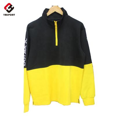 China Anti-pilling anti-pilling 100% cotton men gym hoodies zipper hoodie, mens hoodie pullover zipper, men zip up hoodies half zipper hoodie for men for sale