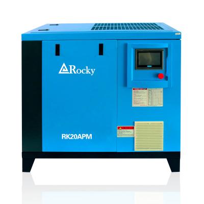 China 7.5kw 11kw 15kw Lubricated Air-compressors screw rotary air compressor 10hp 15hp 20hp screw compressor for sale for sale